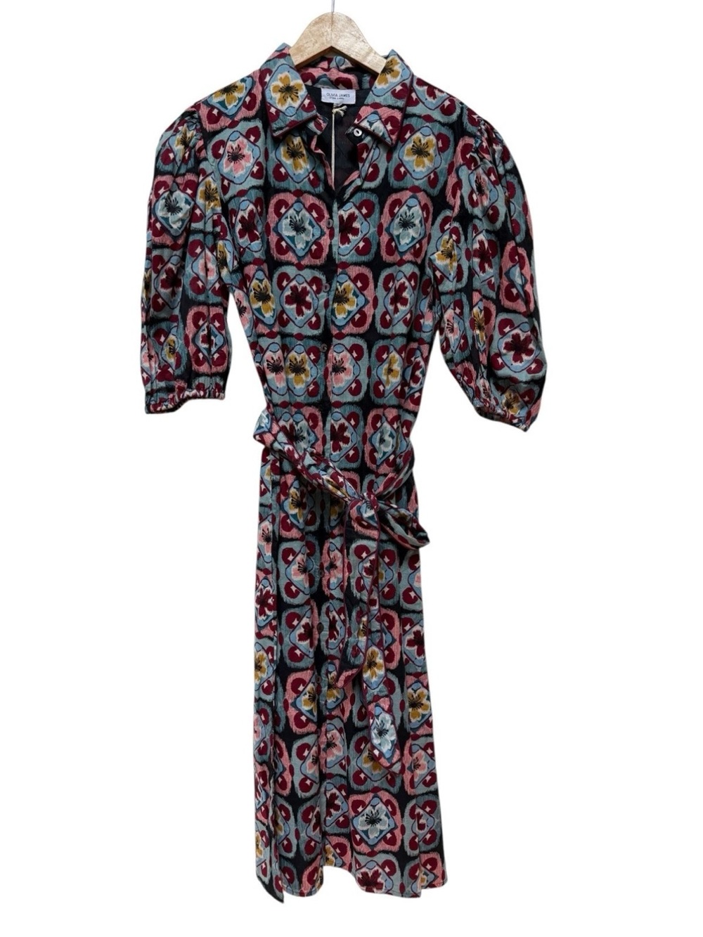 Olivia James The Label Margot Adobe Floral Dress Sz Medium